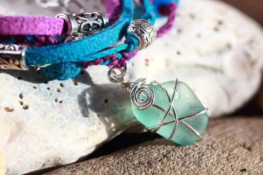 Teal Purple Signature Collection Bracelet