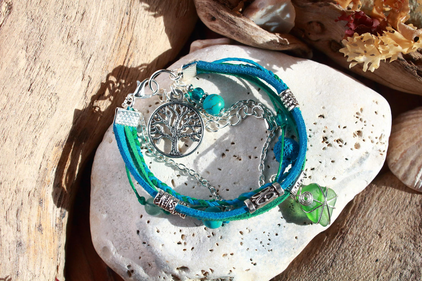 Teal Ocean Inspired Signature Collection Bracelet