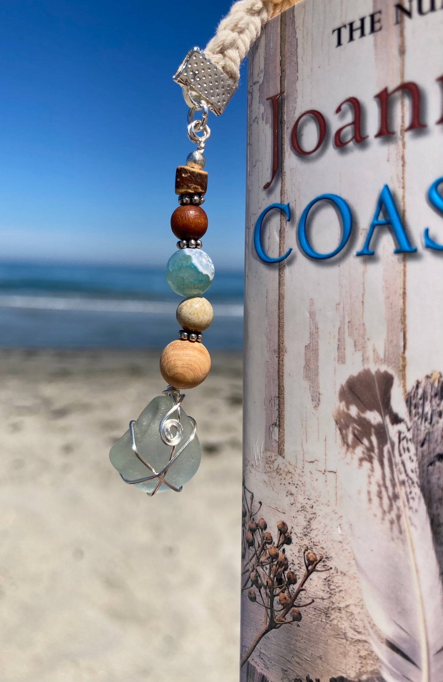 Ocean Inspired Sea Glass Bookmark