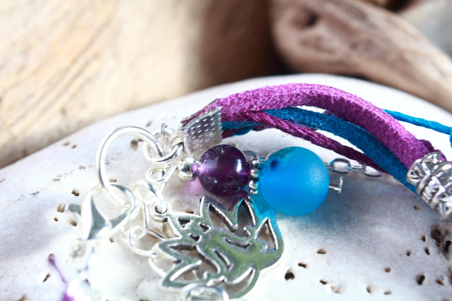 Teal Purple Signature Collection Bracelet