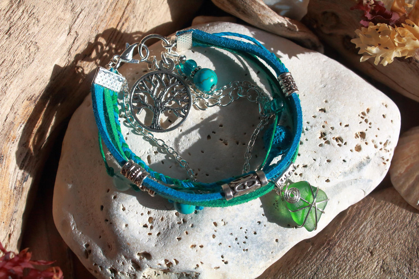 Teal Ocean Inspired Signature Collection Bracelet