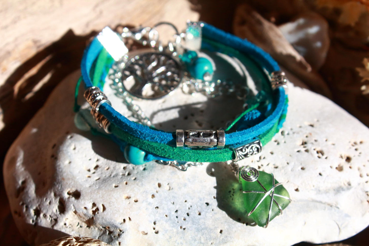 Teal Ocean Inspired Signature Collection Bracelet