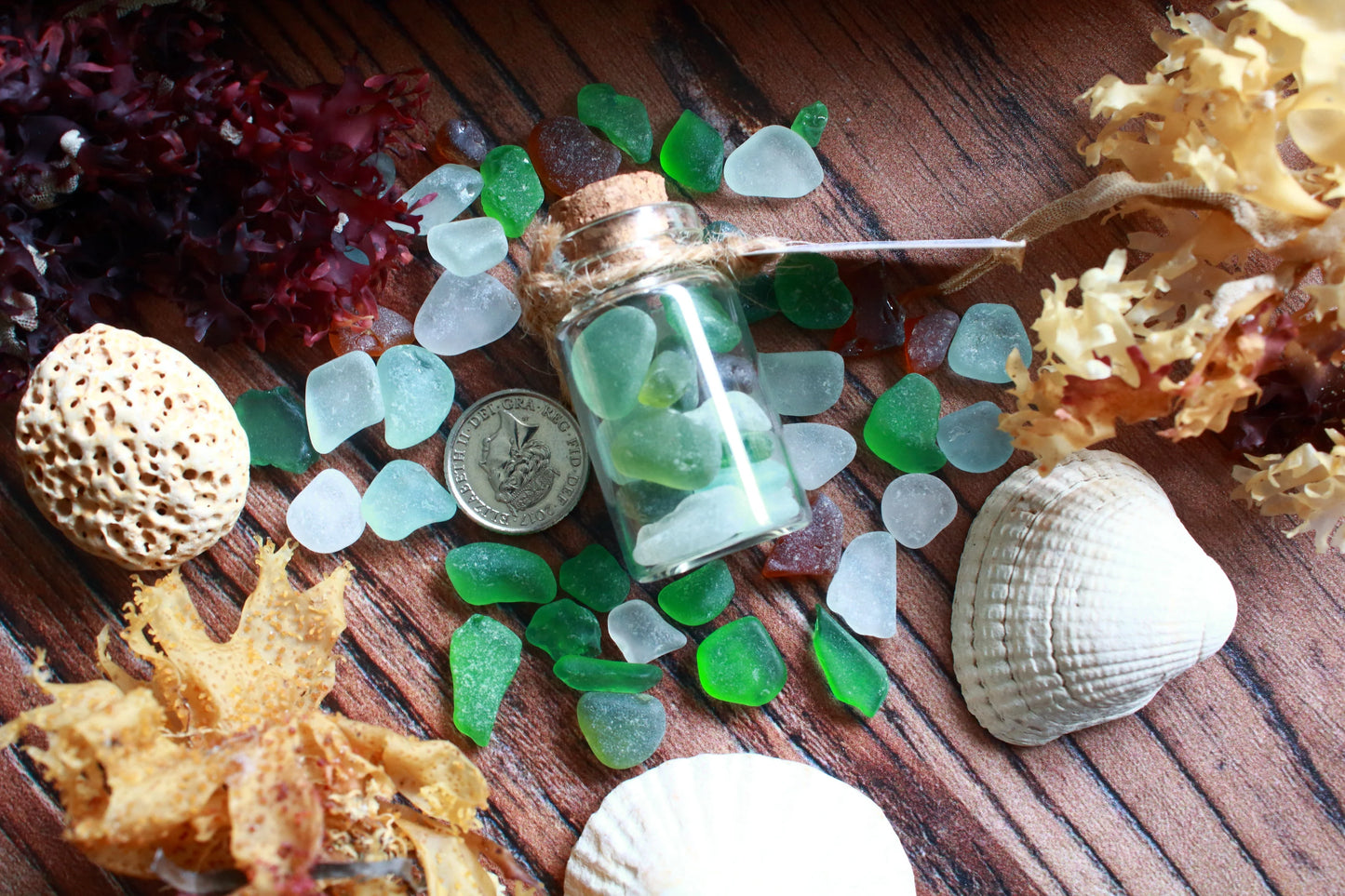 Irish Sea Glass Keepsake Bottle