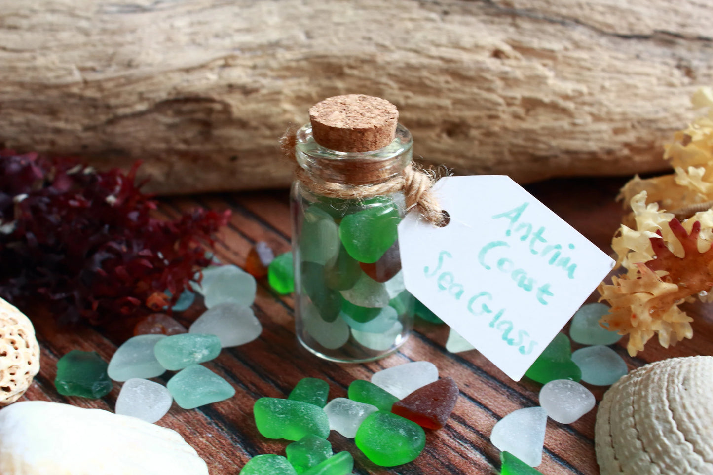 Irish Sea Glass Keepsake Bottle