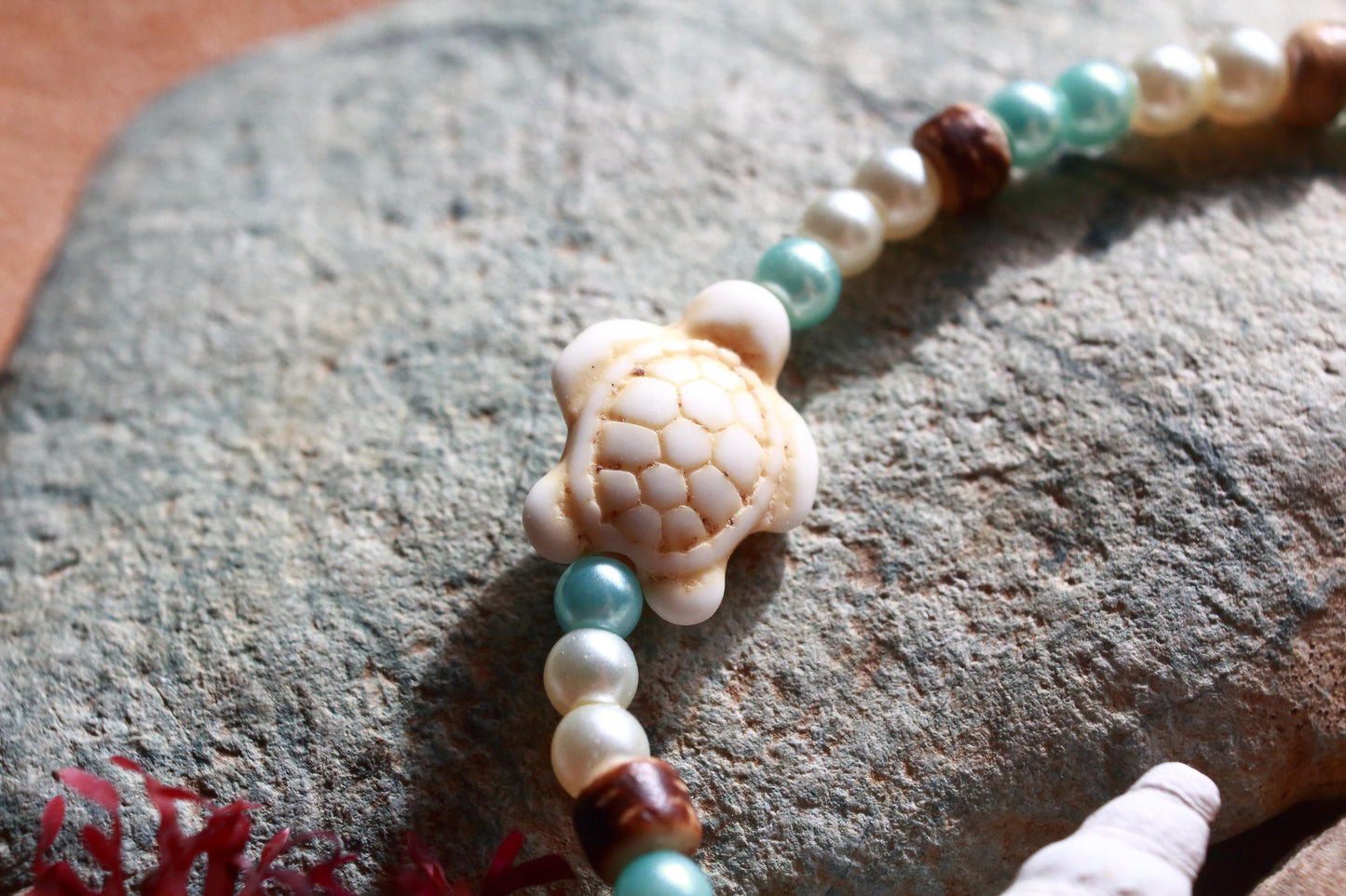 Turtle Charm Beach Bracelet