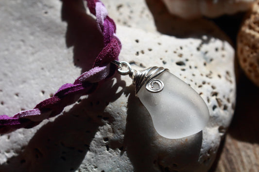 Meadow Inspired Purple Woven Bracelet