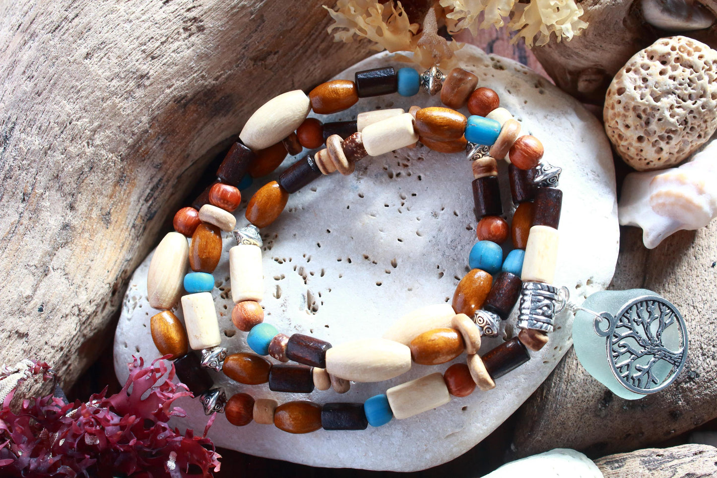 Triple Wrap Boho Bracelet / Necklace