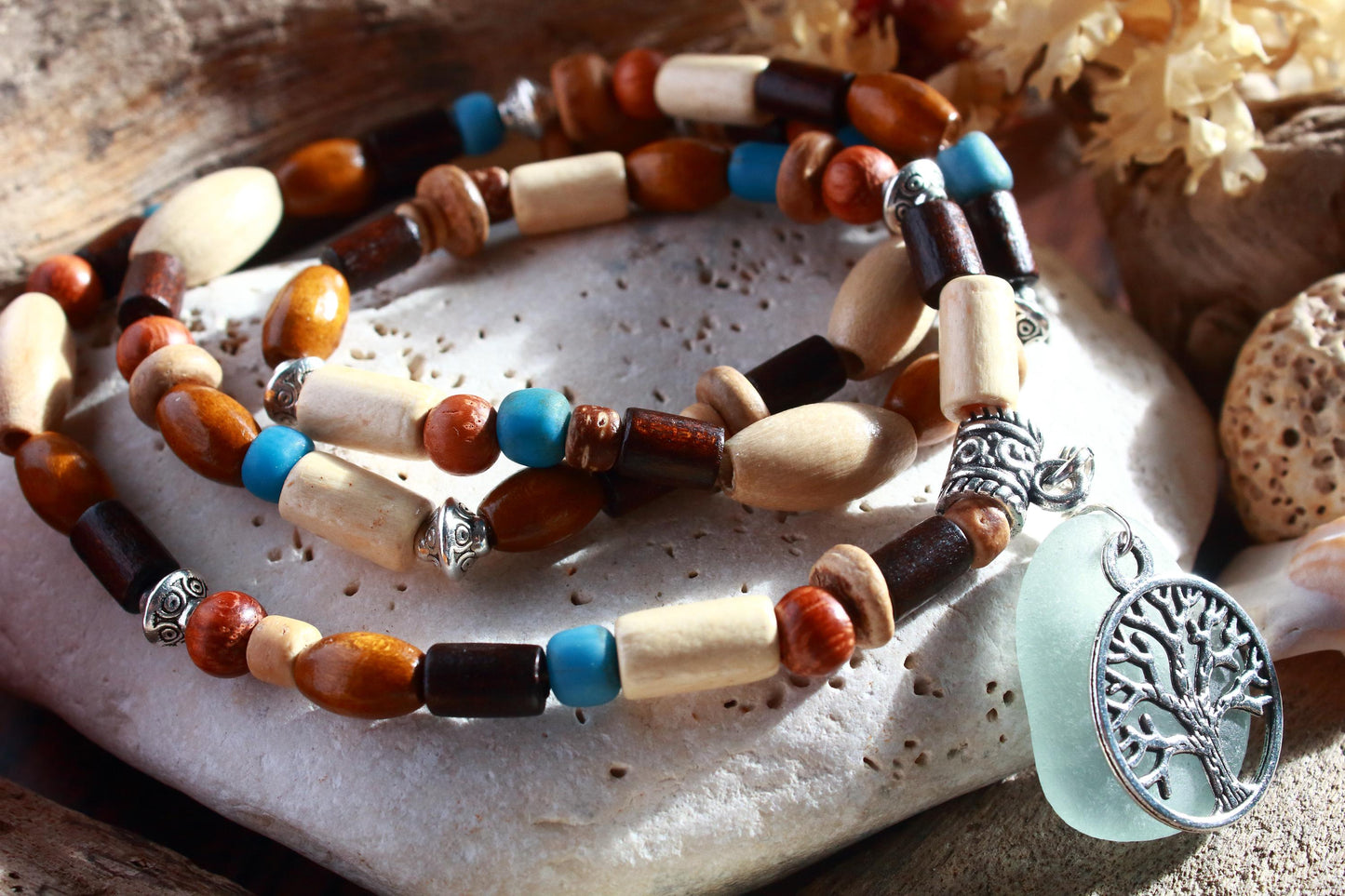 Triple Wrap Boho Bracelet / Necklace