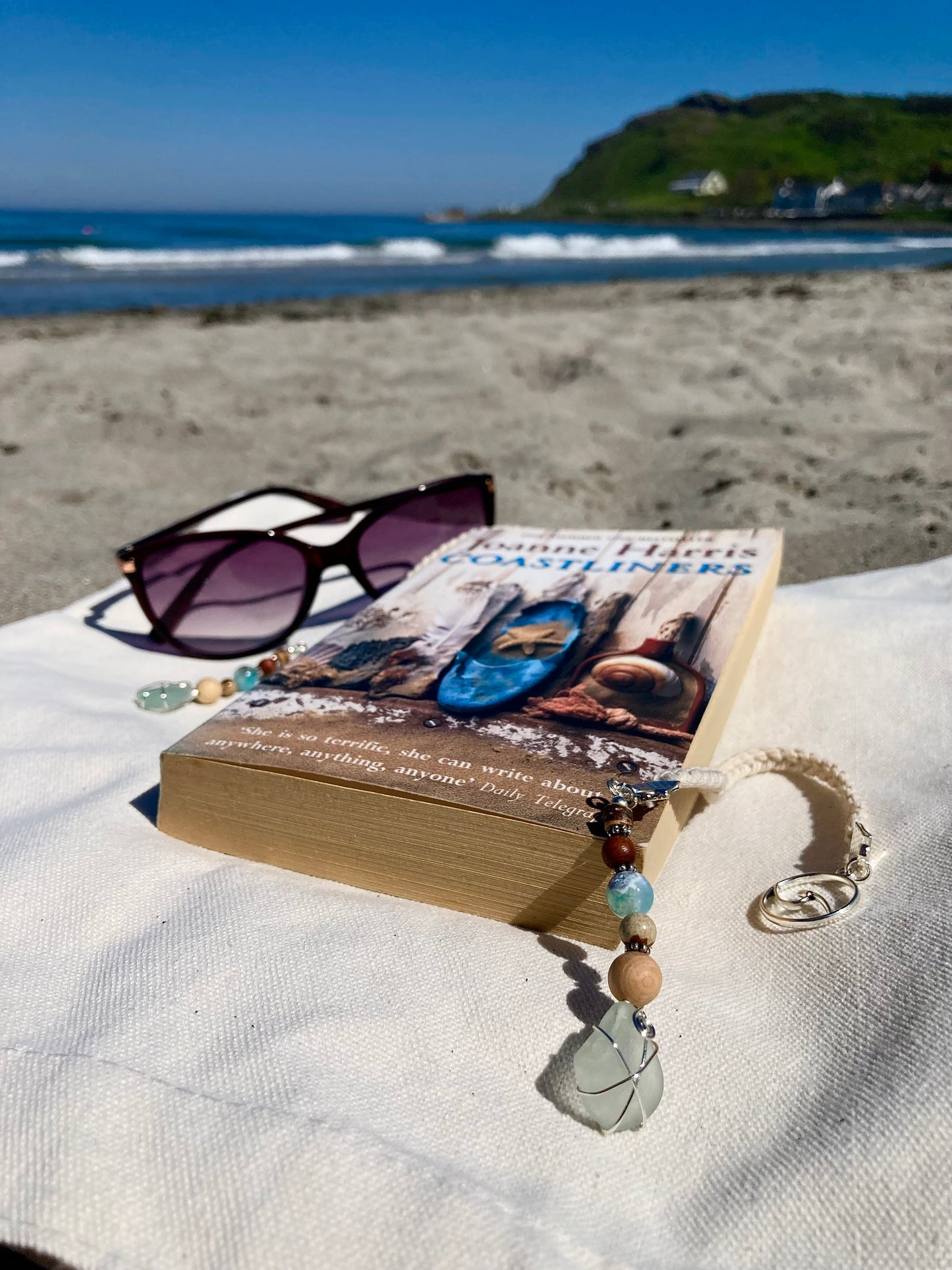 Ocean Inspired Sea Glass Bookmark