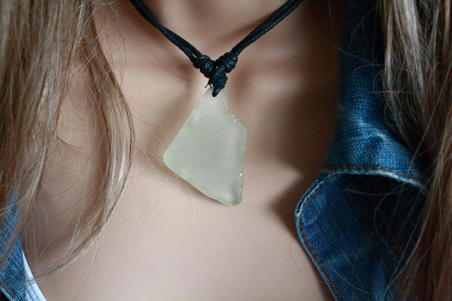 White Unisex Surfer Pendant