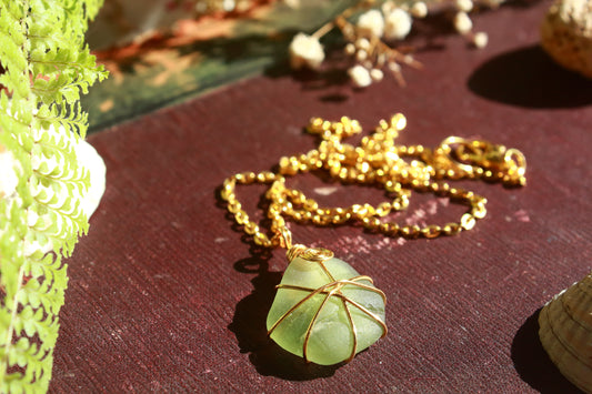 Canopy Light Wire Wrapped Necklace