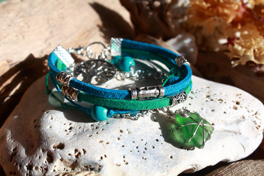 Teal Ocean Inspired Signature Collection Bracelet