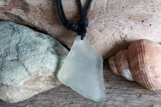 White Unisex Surfer Pendant