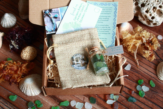 Irish Sea Glass Keepsake Bottle