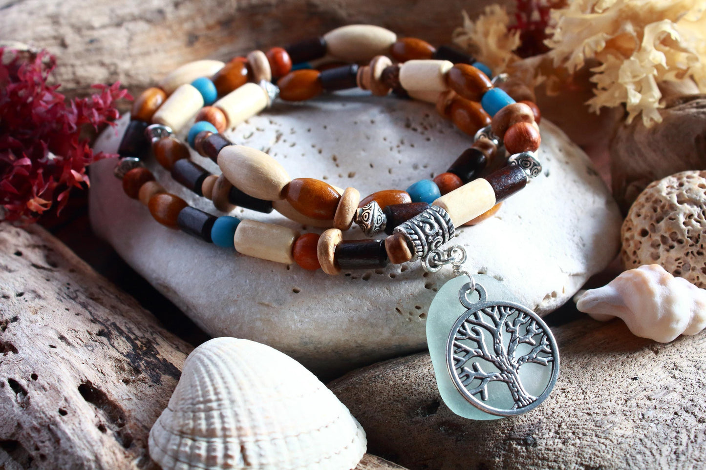 Triple Wrap Boho Bracelet / Necklace