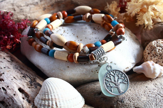 Triple Wrap Boho Bracelet / Necklace